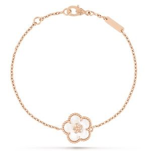 NWOT Van Cleef & Arpels Lucky Spring bracelet, plum blossom